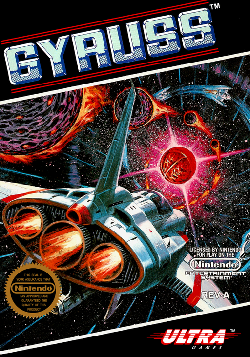 Gyruss (USA) box art